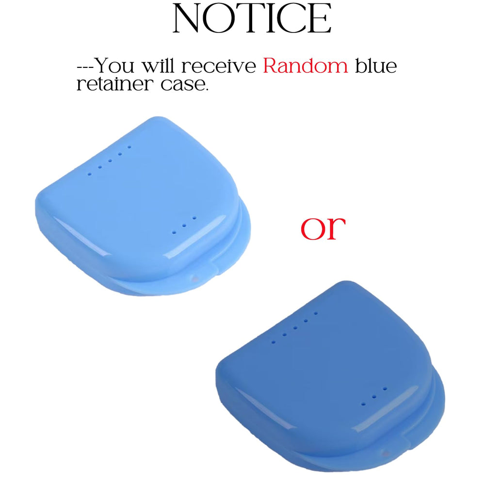 Blue random color retainer cases