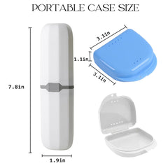 Ergonomic denture brush handle