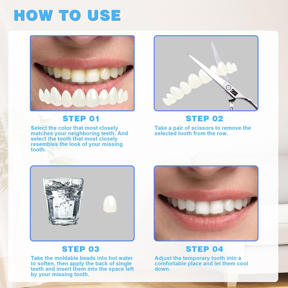 Denture repair kit used by both man and woman