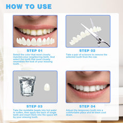 Denture repair kit used by both man and woman