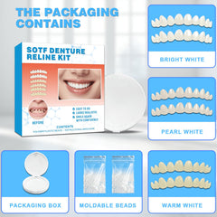 Easy-clean materials of denture repair kit