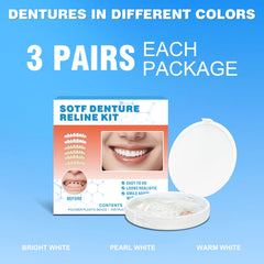 Complete denture repair kit 5-piece set