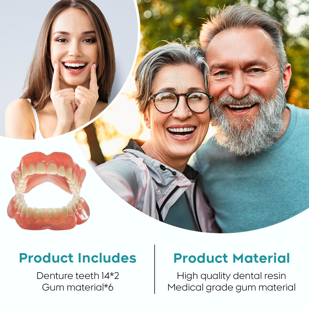 Storage case with sample dentures