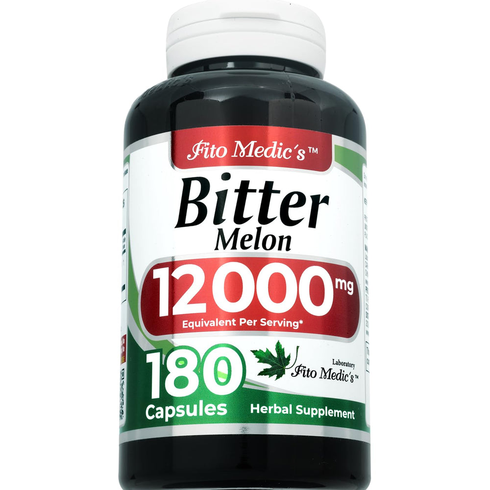 Derived from 12,000 mg of whole Bitter Melon fruit