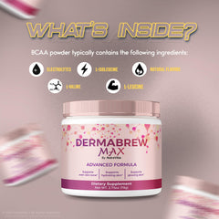DermaBrew Max tub and bottle
