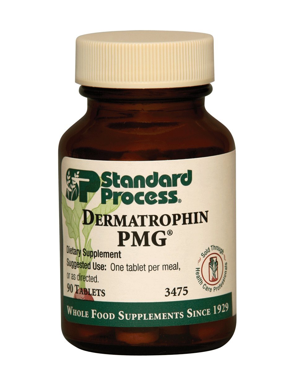Dermatrophin PMG 90 tablets bottle