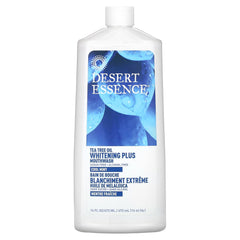 Desert Essence Tea Tree Whitening Mint Mouthwash bottle 16 oz