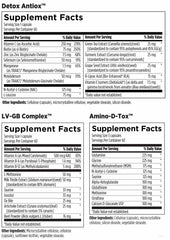 Designs for Health detox-packets-tray-display showing organized daily packets