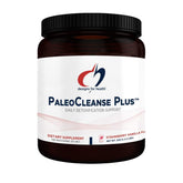 Designs for Health PaleoCleanse Plus powder being poured for a protein-rich cleanse.