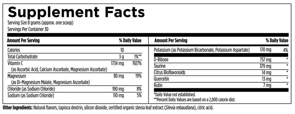 Designs for Sport Hydration Complex powder tub close-up highlights zero sugar formula