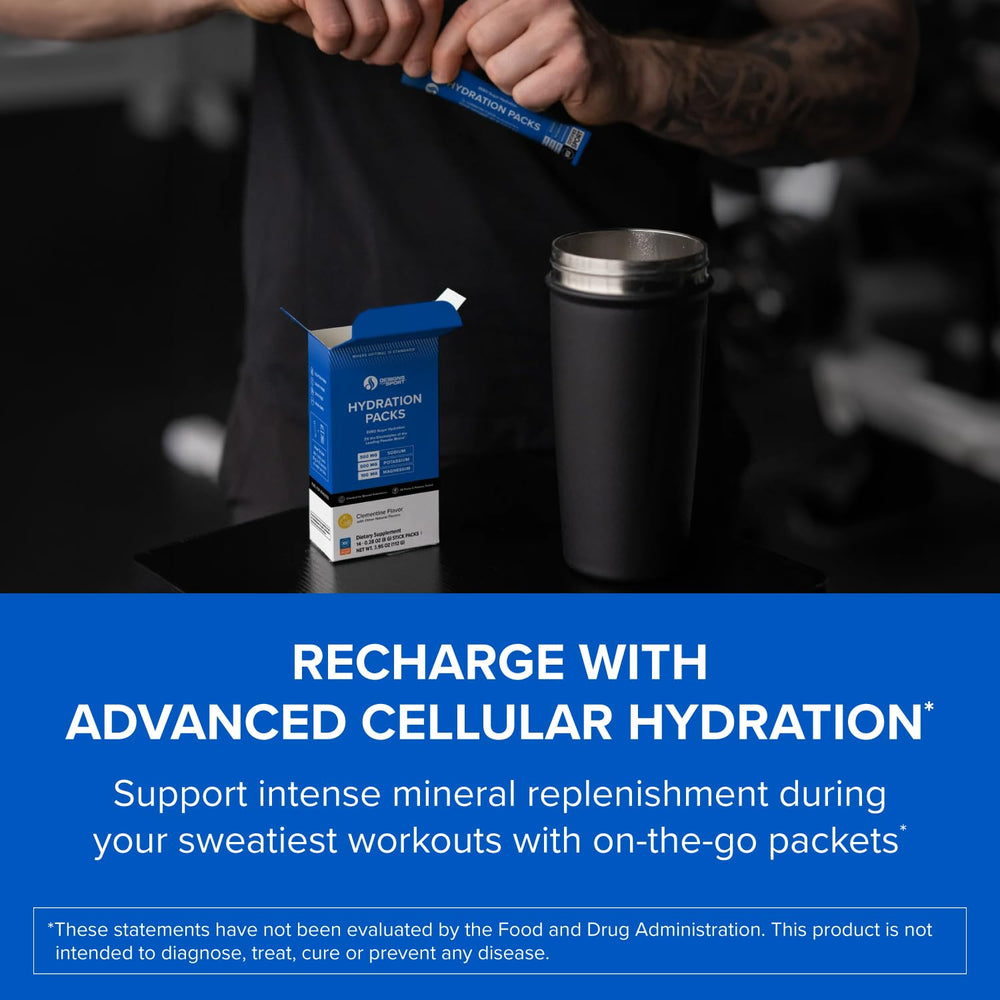 Designs for Sport zero-sugar electrolyte stick displayed for on-the-go hydration.