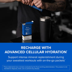 Designs for Sport zero-sugar electrolyte stick displayed for on-the-go hydration.