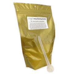 Detox Foot Bath Array Cleaning Solution in a resealable 1 lb bag for ionic detox arrays by HEALTHandMED USA