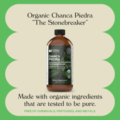 Detox support for liver and kidneys with organic Chanca Piedra