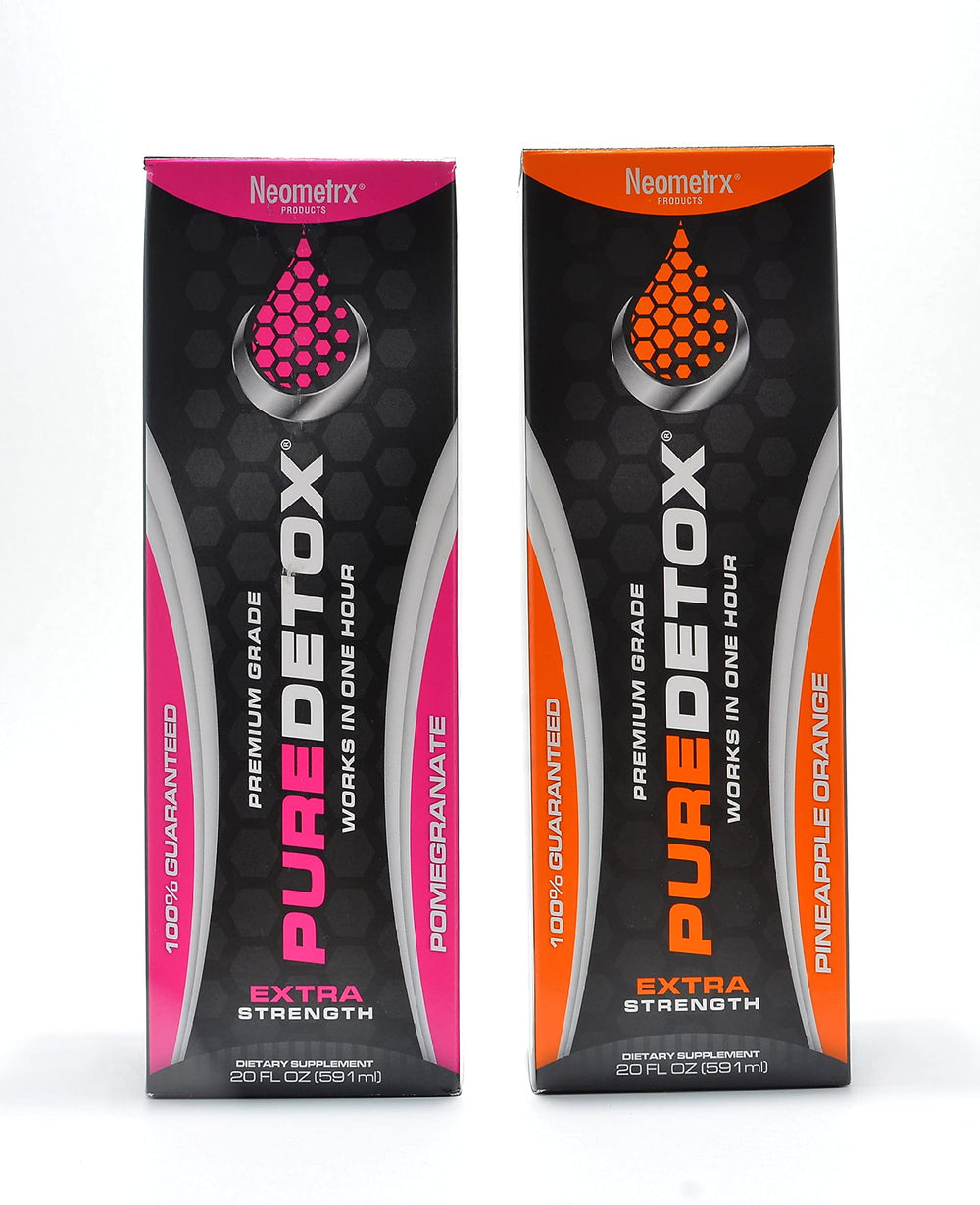 Ingredient list highlighting natural herbs and vitamins in Detox Pure Neometrx