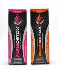 Ingredient list highlighting natural herbs and vitamins in Detox Pure Neometrx