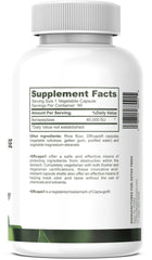 Close-up of Serrapeptase capsules