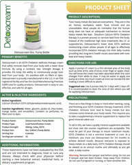 Detoxacream EDTA ingredients list