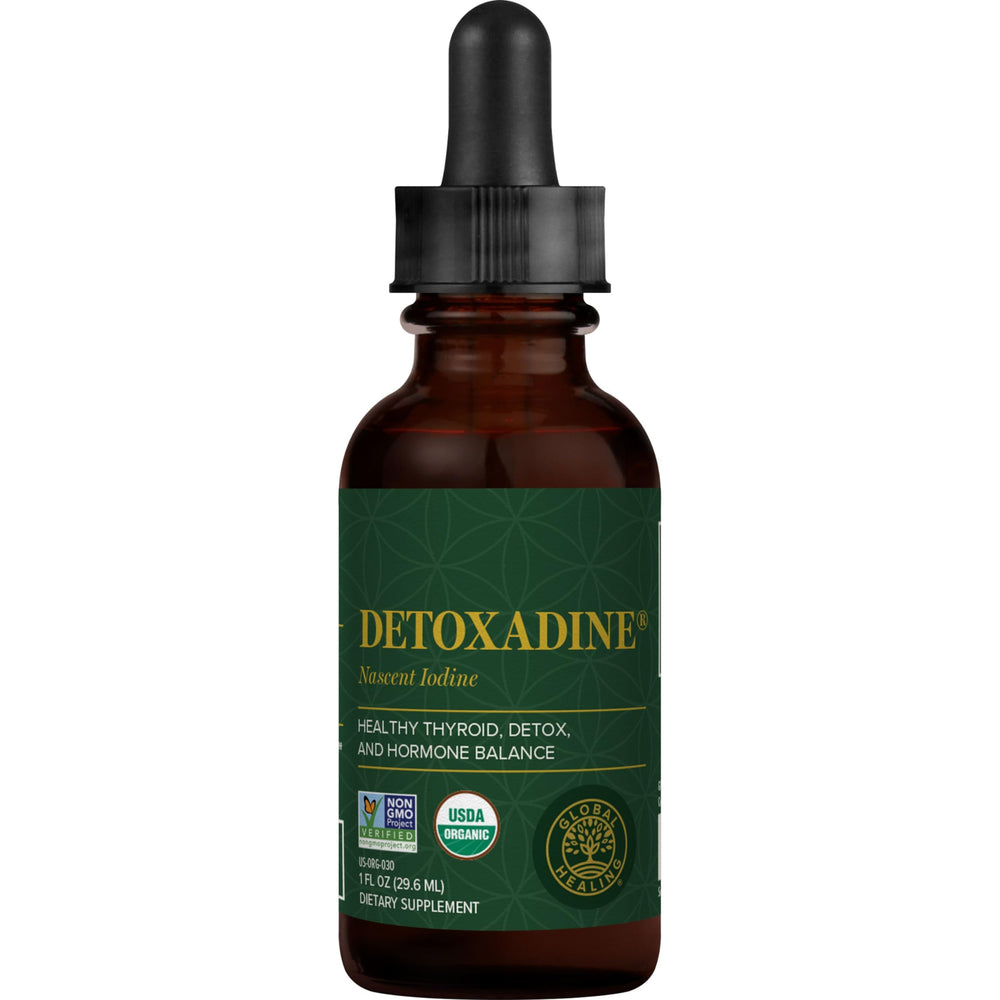 Detoxadine iodine drops 1oz bottle - front view