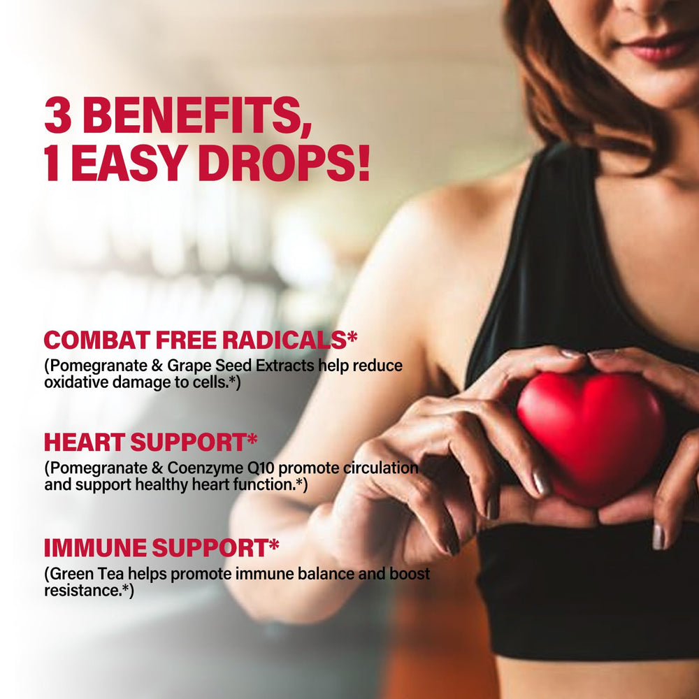 DetoxenNATURE red sage and CoQ10 heart blend for heart function.