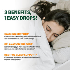 Close-up of dropper dispensing amber tincture from bottle