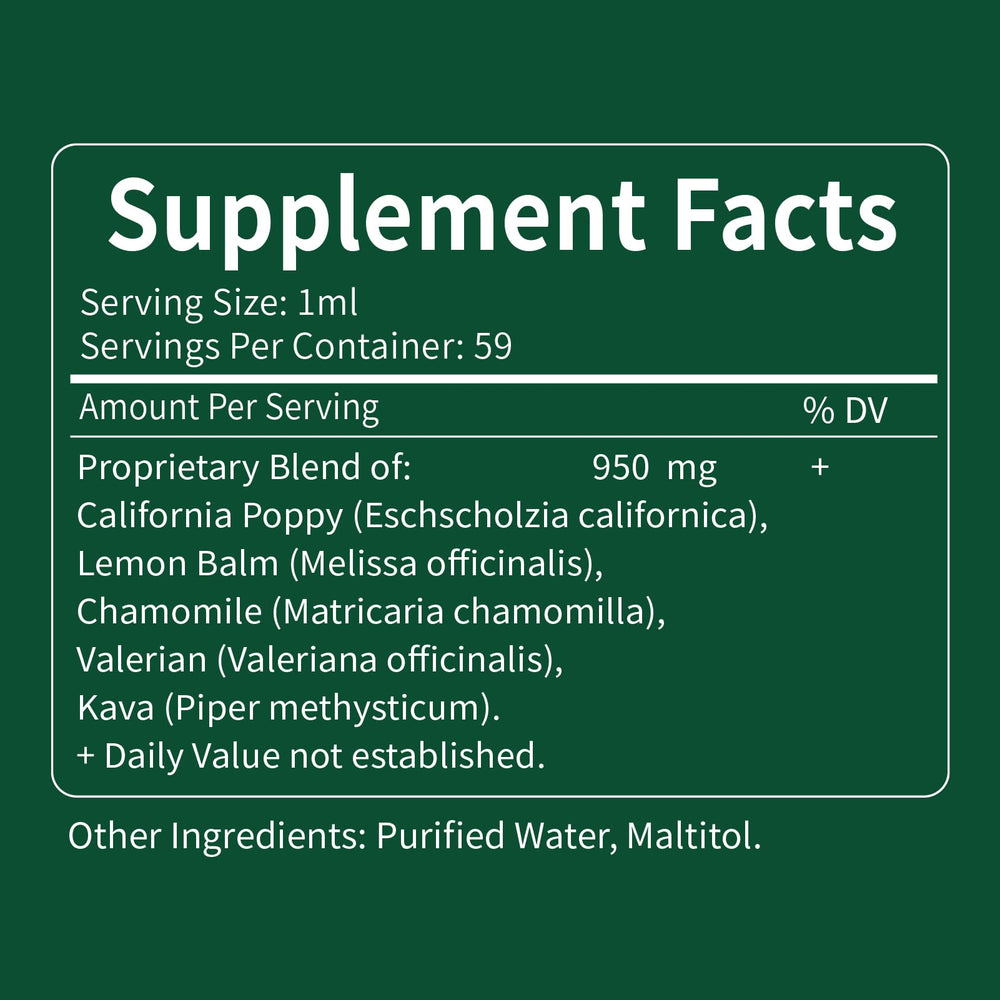 2 oz bottle packaging and product label for DetoxenNATURE California Poppy Drops