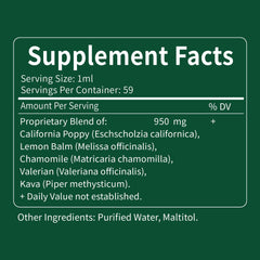 2 oz bottle packaging and product label for DetoxenNATURE California Poppy Drops