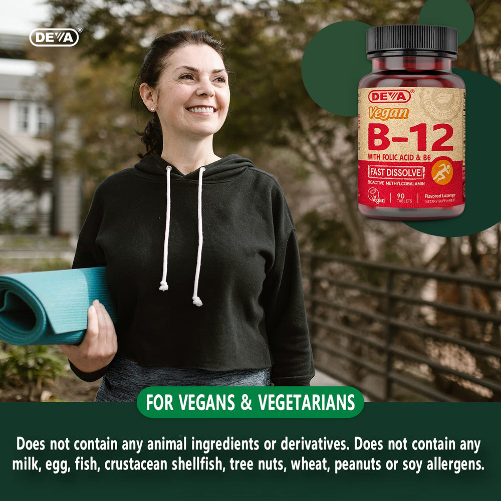 Vegan-friendly B12 supplement suitable for vegetarians