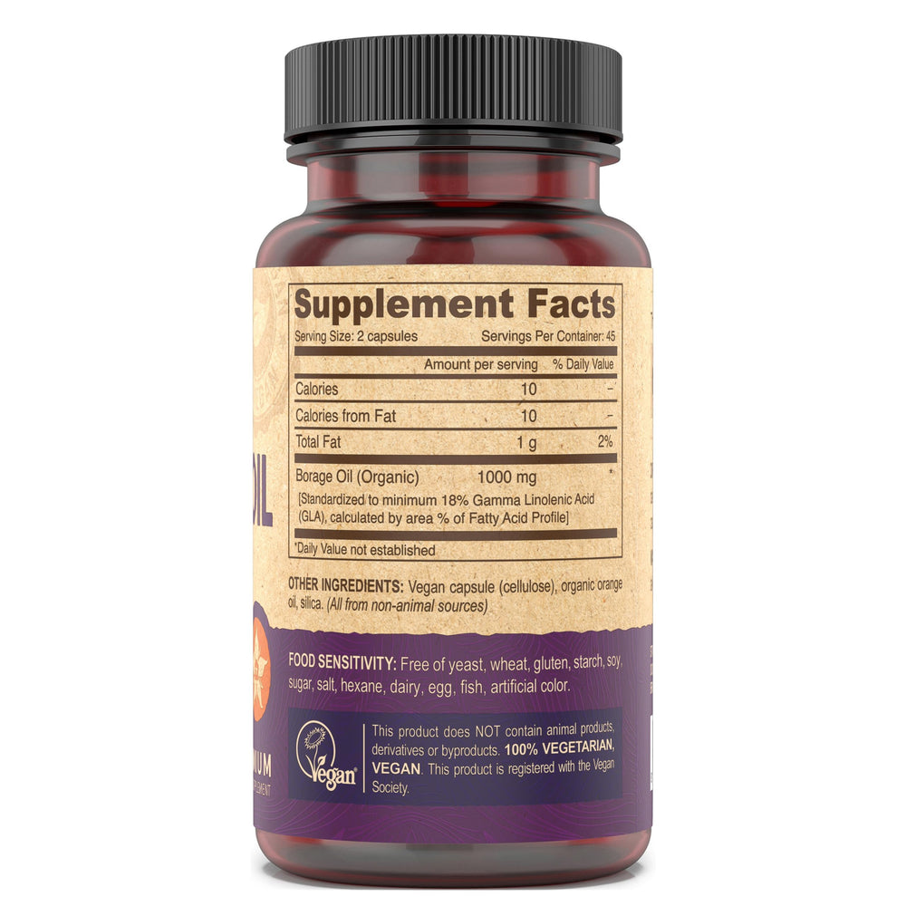 DEVA Borage Oil 90-tablet bottle pack