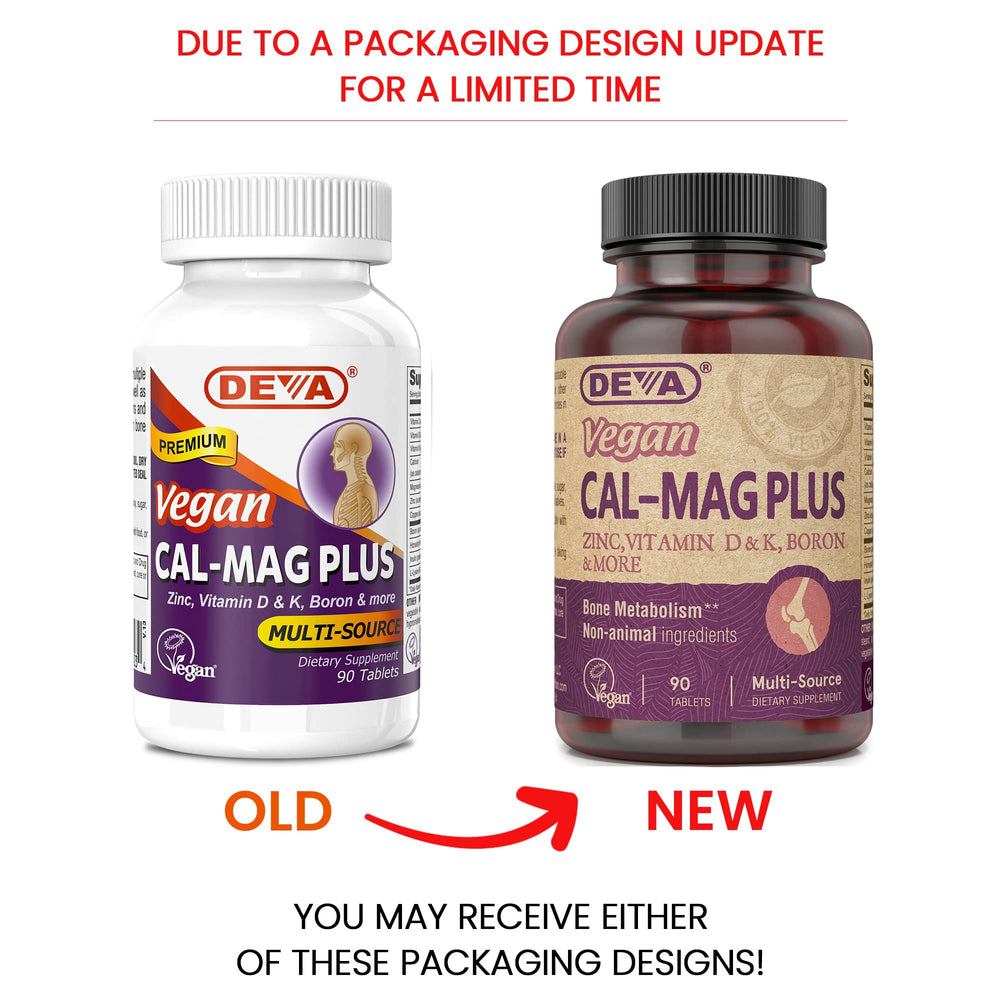 Close-up of DEVA supplement bottle cap showing vegan certification