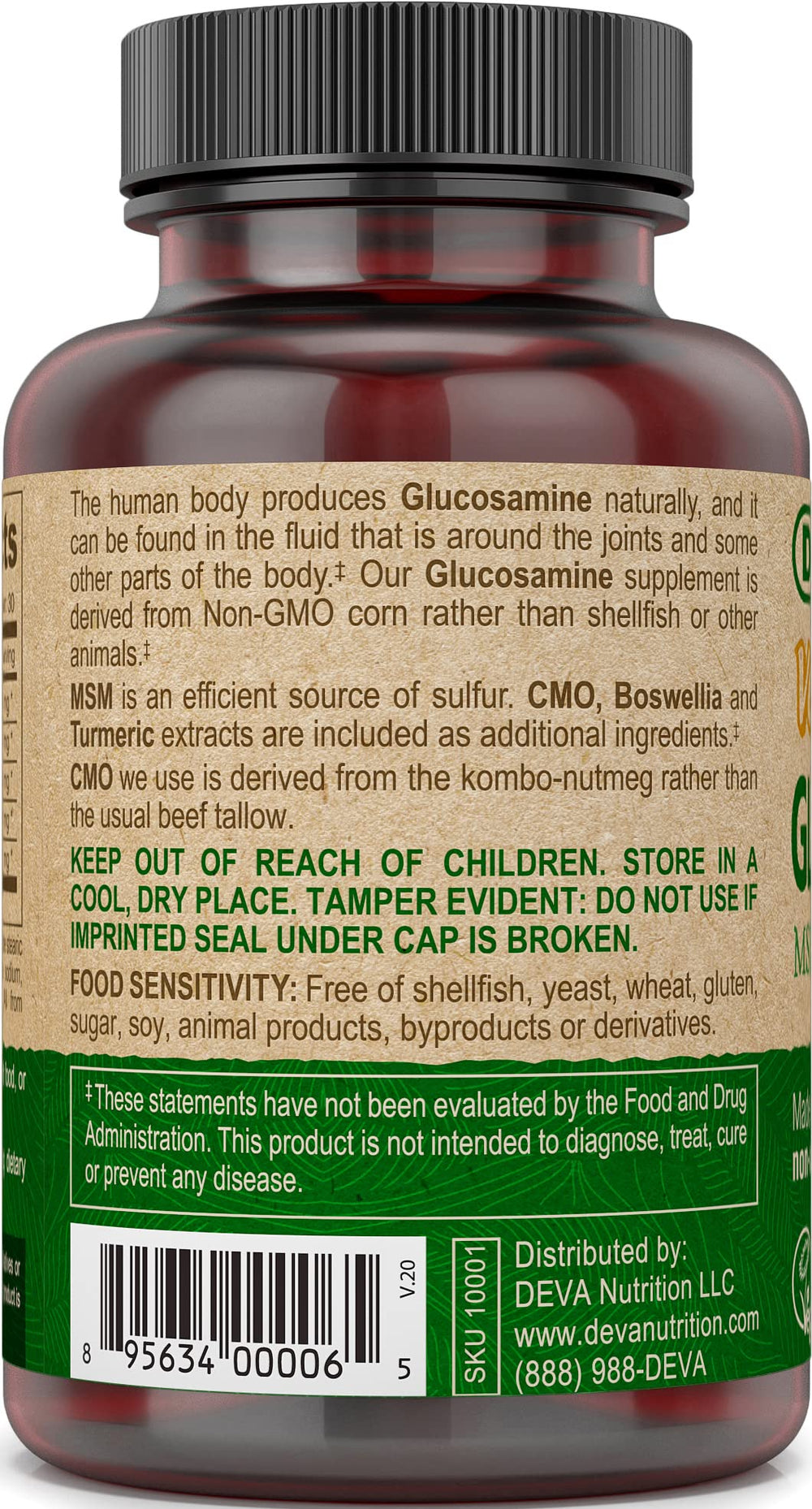 Non-GMO corn-derived glucosamine source
