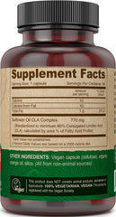100 percent vegan CLA supplement packaging