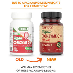 CoQ10 100mg chewable lozenge dissolves in the mouth