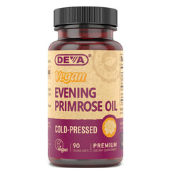 DEVA Vegan Evening Primrose Oil bottle – back label
