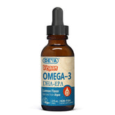 DEVA Vegan Omega-3 Liquid DHA & EPA from algae – Lemon flavor, 2 oz bottle