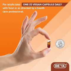 90 capsules box packaging for DEVA Vegan Pumpkin Seed Oil