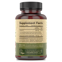 Multi-source plant ingredients: amla, acerola, camu camu, and rose hips