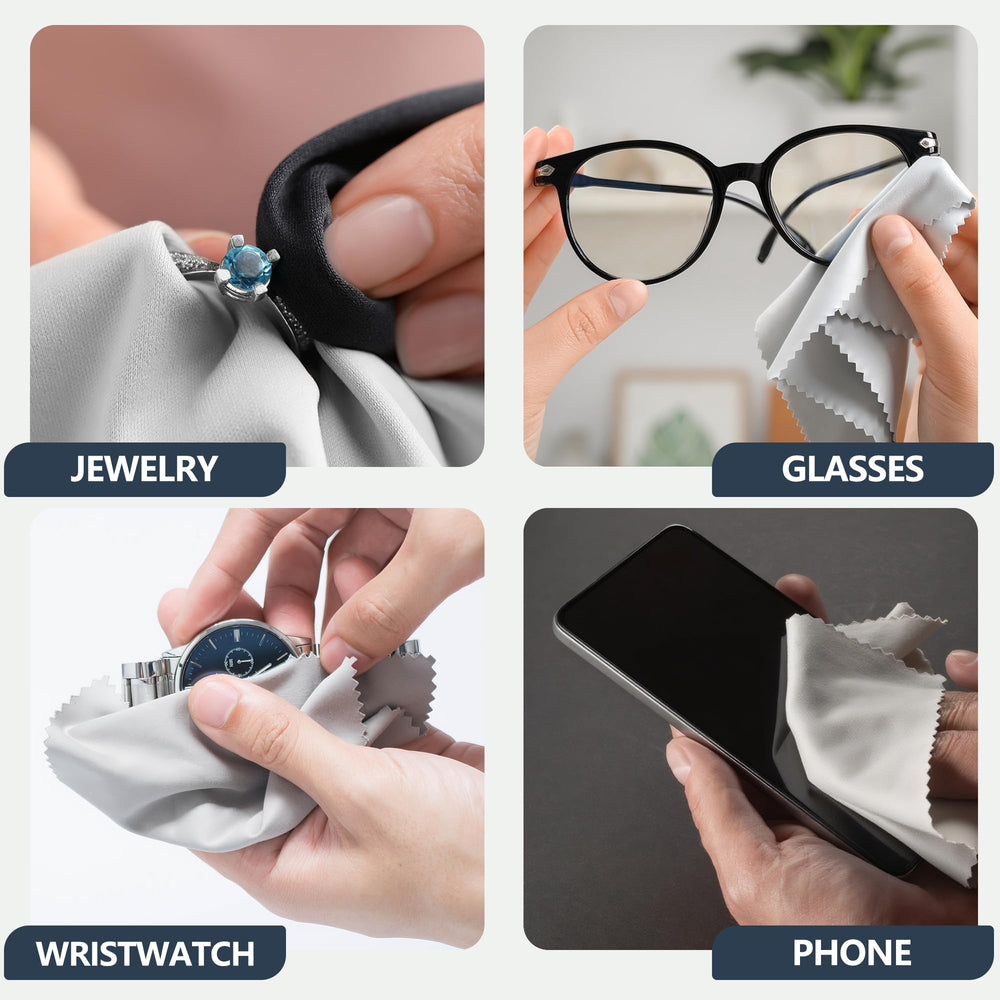 Cloth cleaning smartphone and laptop screens