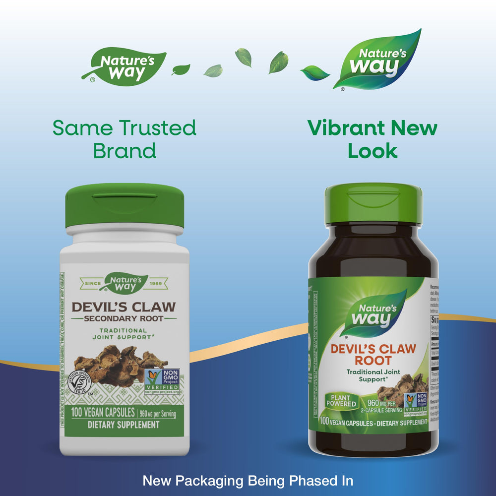 Devil's Claw Root capsules (960 mg serving)