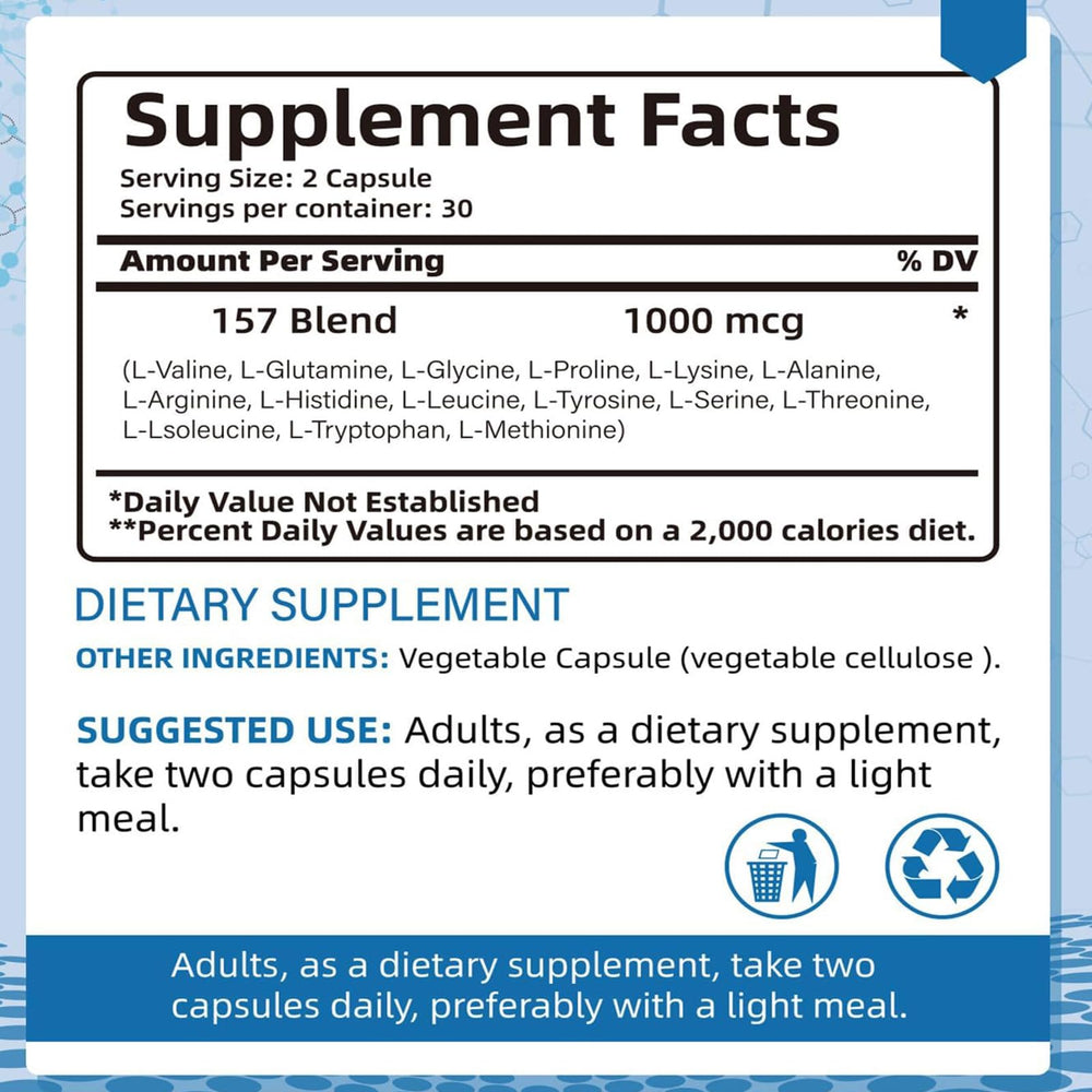 DFTLUUE 157Capsules two-bottle pack highlights value for ongoing use.