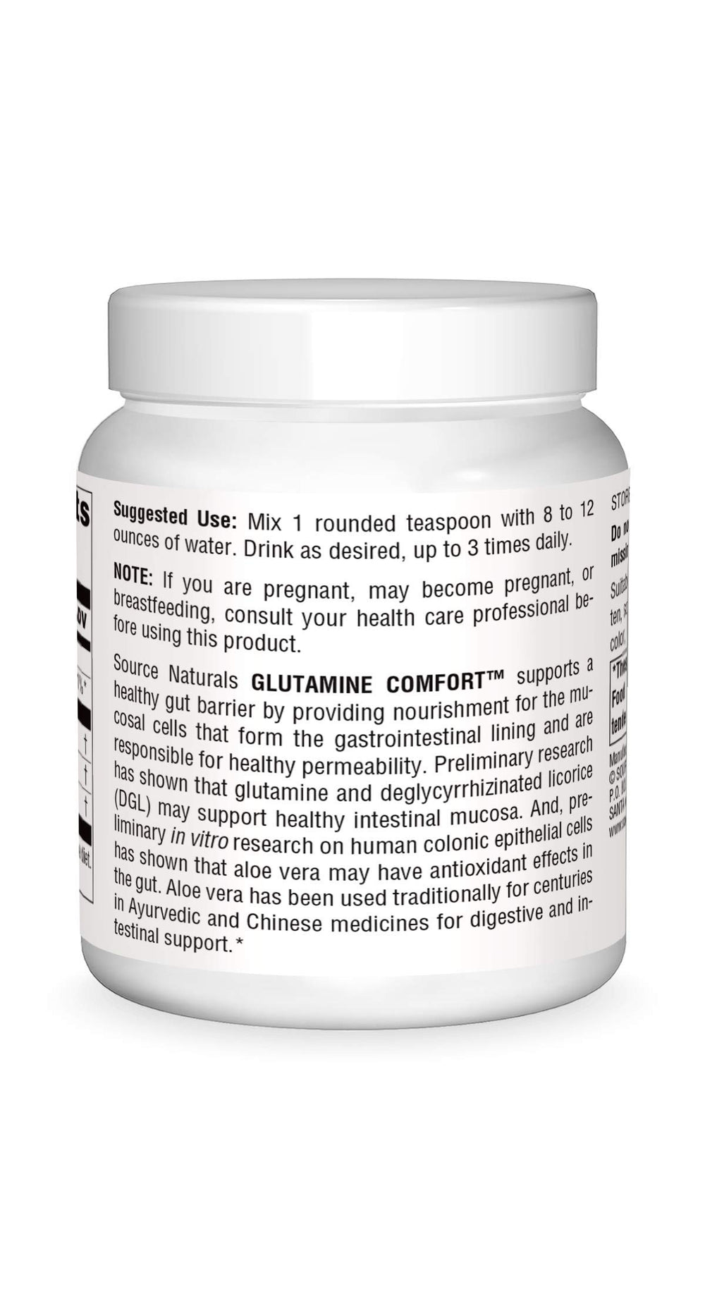 Licorice (DGL) and aloe vera for gut support