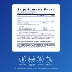 Close-up of DHA Ultimate softgels