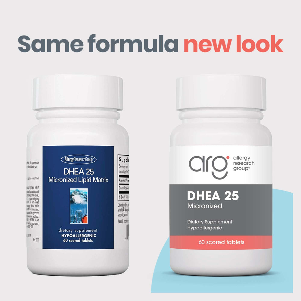 Close-up of micronized lipid matrix for DHEA 25mg