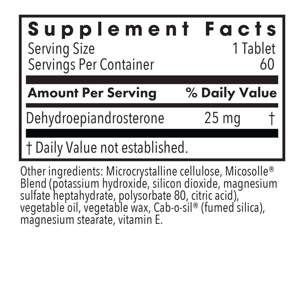 DHEA 25mg scored tablets