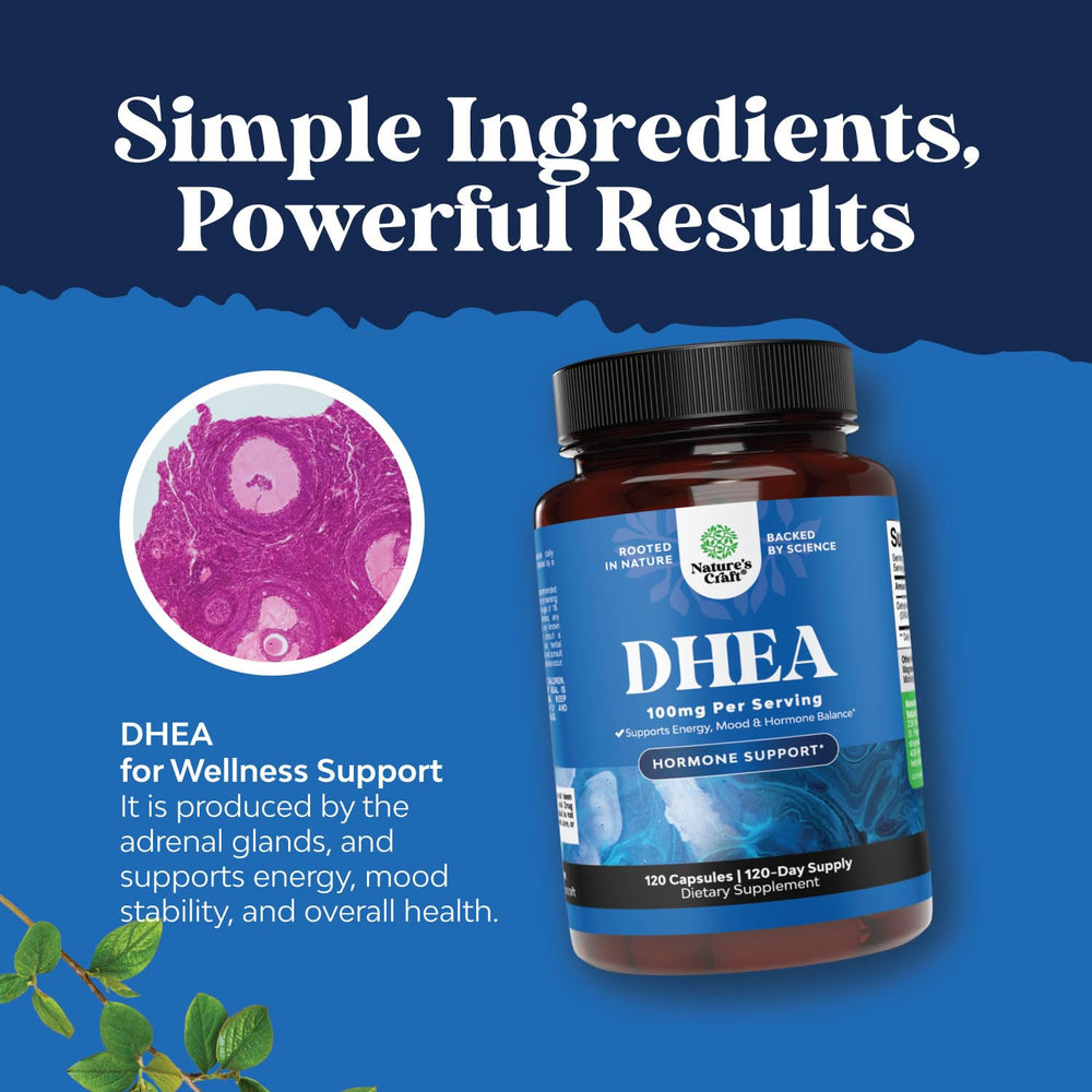 DHEA energy and focus supplement