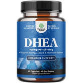 Bottle of DHEA 100mg supplement for men and women