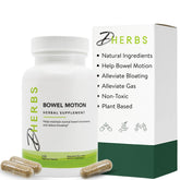 Dherbs daily bowel movement supplement bottle hero image