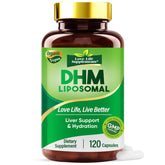 Front view of DHM 1000mg bottle with 120 capsules