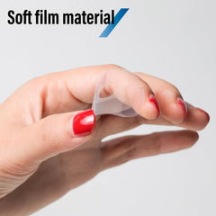 Sticker size 28mm by 41mm designed to fit most lenses