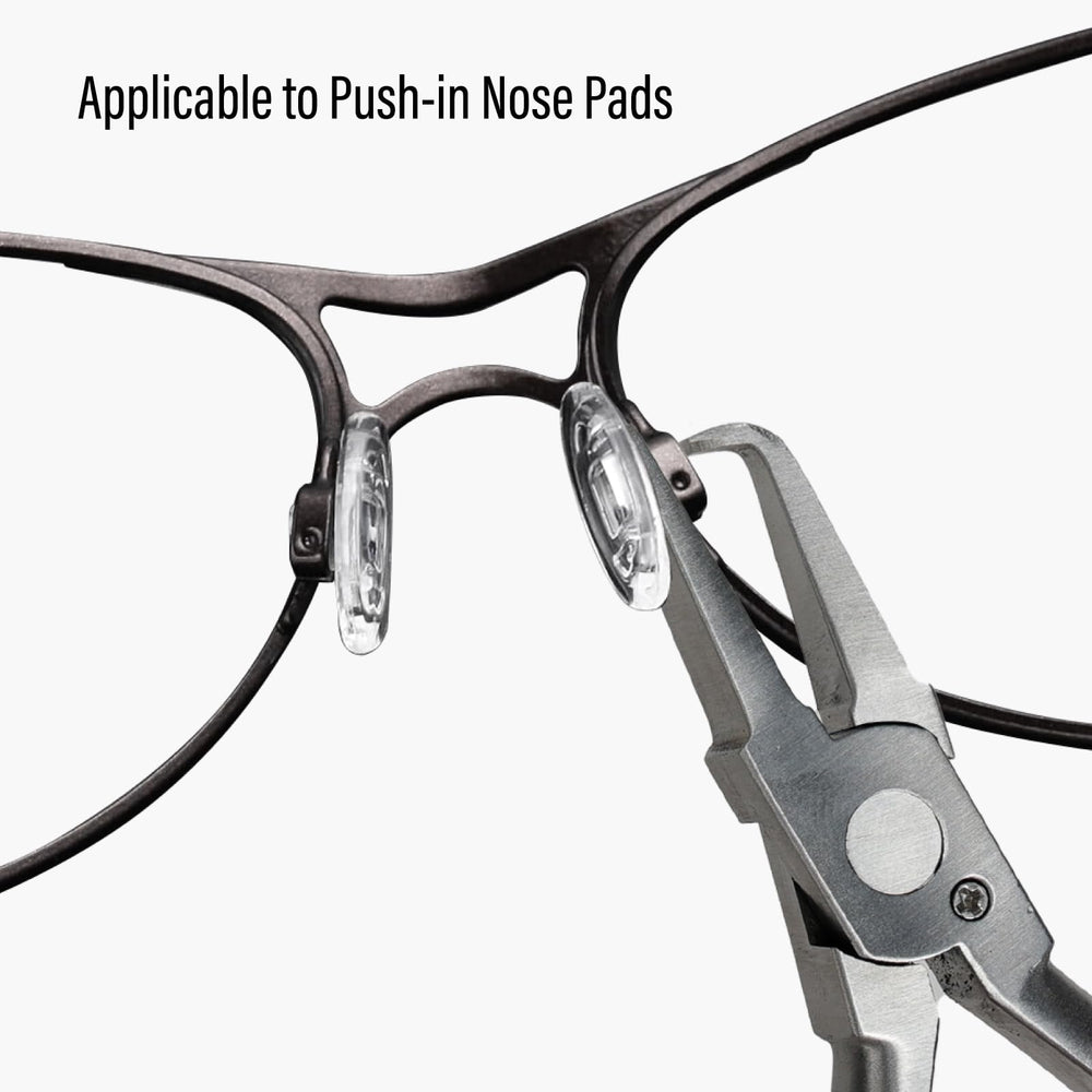 Stainless steel construction of nose pad tool